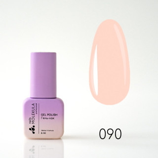 Гель-лак Gel Polish №090 Персиковий натюрель Nails Molekula 6 мл