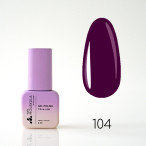 Гель-лак Gel Polish №104 Винний Nails Molekula 6 мл