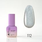 Гель-лак Gel Polish №112 Перламутр серебро Nails Molekula 6 мл
