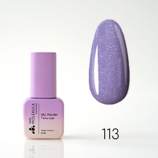 Гель-лак Gel Polish №113 Фіолетовий перламутр Nails Molekula 6 мл