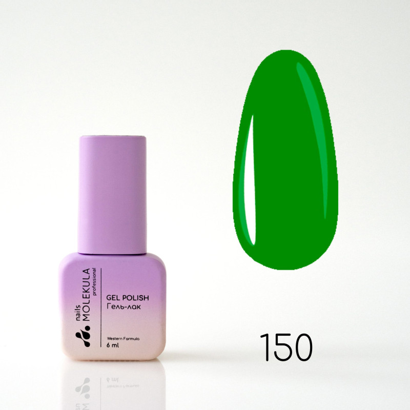 Гель-лак Gel Polish №150 Весенняя трава Nails Molekula 6 мл Гель-лак Gel Polish №150 Весенняя трава Nails Molekula 6 мл