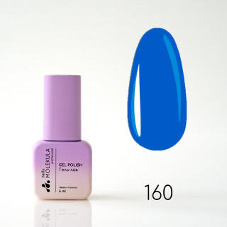 Гель-лак Gel Polish №160 Захисний синій Nails Molekula 6 мл