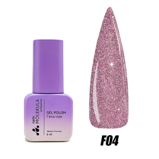 Гель-лак Nails Molekula Flash effect collection №F04 6 мл