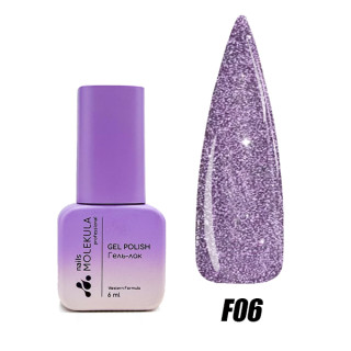 Гель-лак Nails Molekula Flash effect collection №F06 6 мл