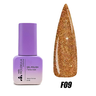 Гель-лак Nails Molekula Flash effect collection №F09 6 мл