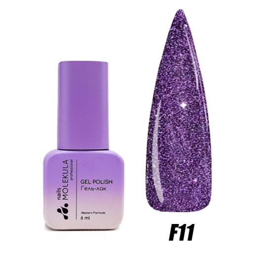 Гель-лак Nails Molekula Flash effect collection №F11 6 мл