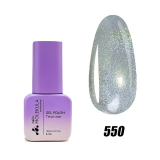 Гель-лак Holographic №550  Nails Molekula 6 мл