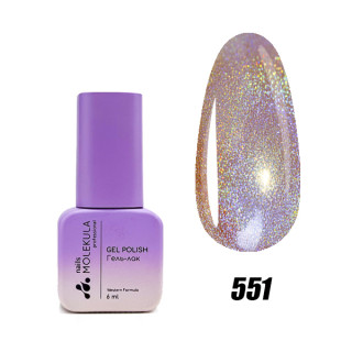 Гель-лак Holographic №551 Nails Molekula 6 мл