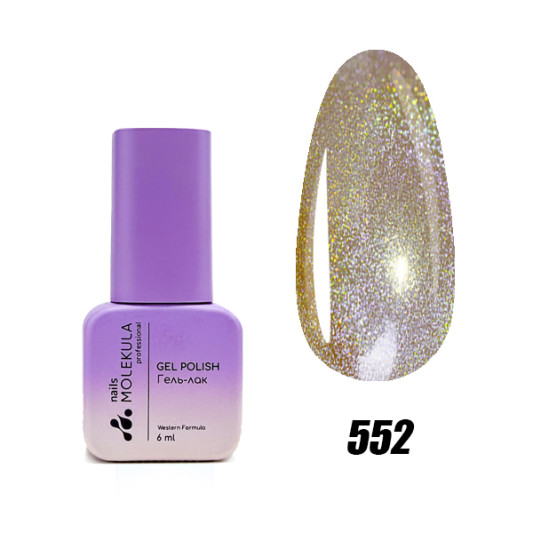 Гель-лак Holographic №552 Nails Molekula 6 мл