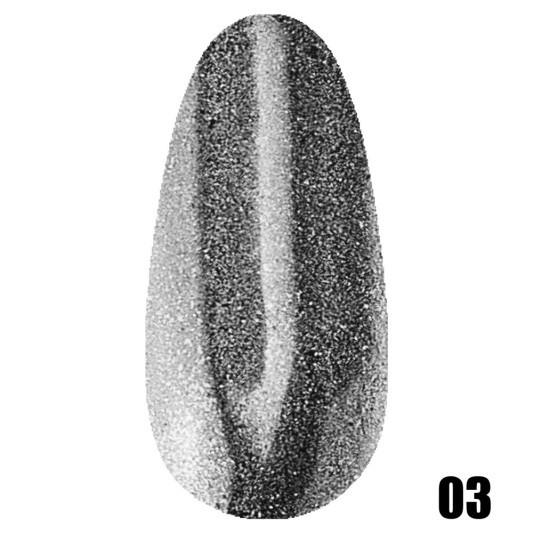 Дзеркальна пудра №03 (Чорні перли) Molekula Mirror Powder №03 0,8 г