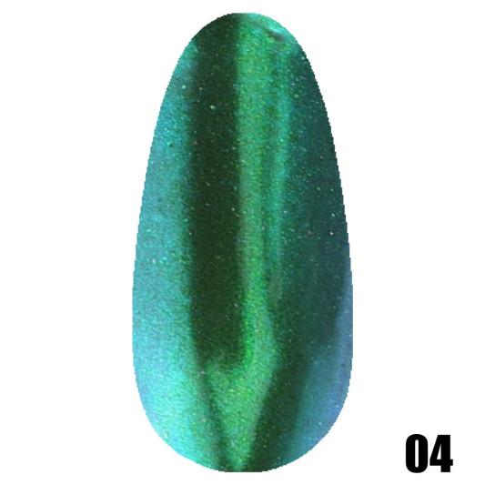 Дзеркальна пудра №04 (Зелений) Molekula Mirror Powder №05 1 г