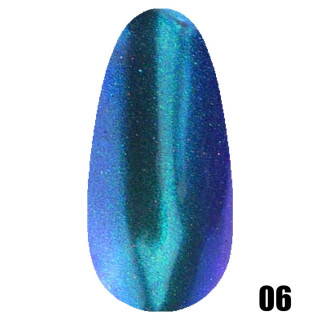 Дзеркальна пудра №06 (Синьо-фіолетова) Molekula Mirror Powder №06 0.8 г
