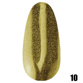 Дзеркальна пудра №10 (Золото) Molekula Mirror Powder №10 1 г