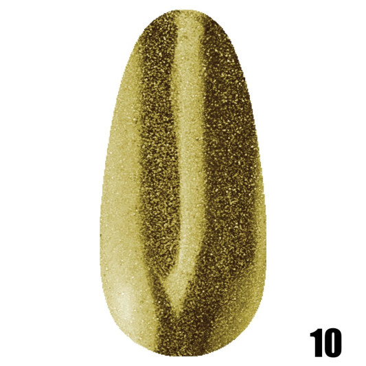 Дзеркальна пудра №10 (Золото) Molekula Mirror Powder №10 1 г