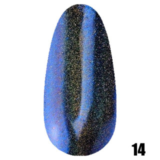 Дзеркальна пудра №14 (Темно бірюзовий) Molekula Mirror Powder №14 0.8 г