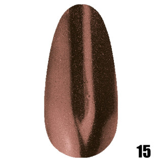 Дзеркальна пудра №15 (Коричневе золото)  Molekula Mirror Powder №15 1 г