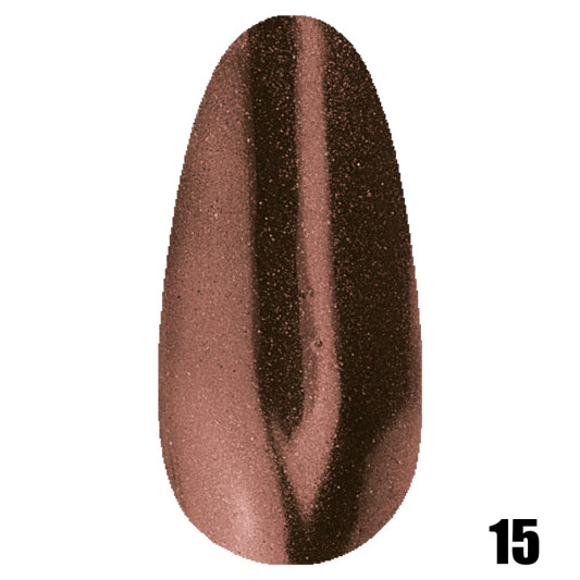 Дзеркальна пудра №15 (Коричневе золото)  Molekula Mirror Powder №15 1 г