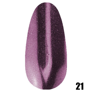 Дзеркальна пудра 21 (Бордовий з мерехтінням) Molekula Mirror Powder №21 1 г
