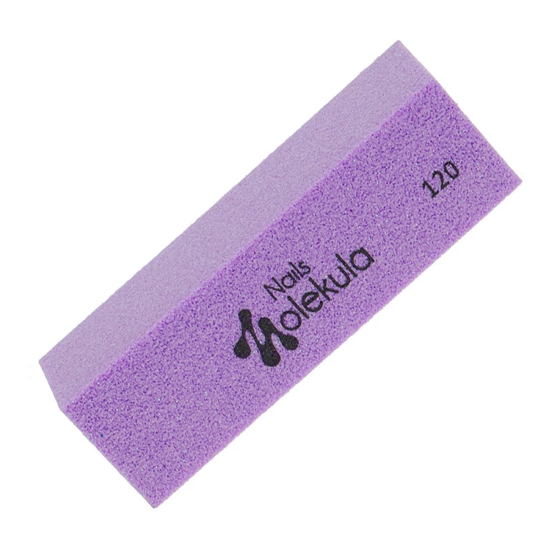 Баф 4-х сторонній Фіолетовий неон 120/120 Nails Molekula M-33 Баф 4-х сторонній Фіолетовий неон 120/120 Nails Molekula M-33