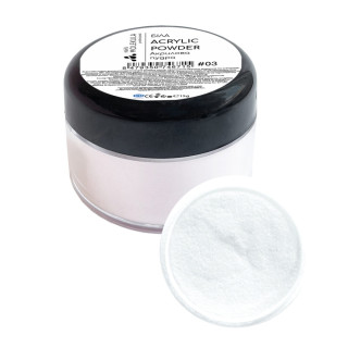 Акрилова пудра Nails Molekula Acrylic Powder 03 біла 15 г