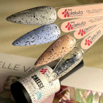 Топ для гель-лака без липкого слоя с черными и белыми точками Nails Molekula Cheese No Sticky Top Coat 12 мл