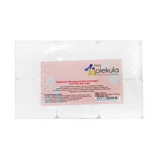 Серветки безворсові для манікюру Nails Molekula 300 шт