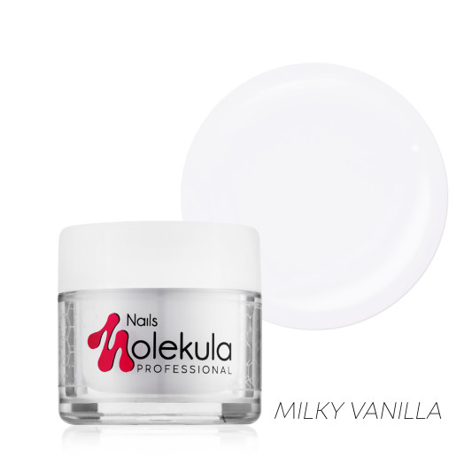 Гель Gel №14 Гель Milky Vanilla (молочно-ванільний) Nails Molekula 15 мл