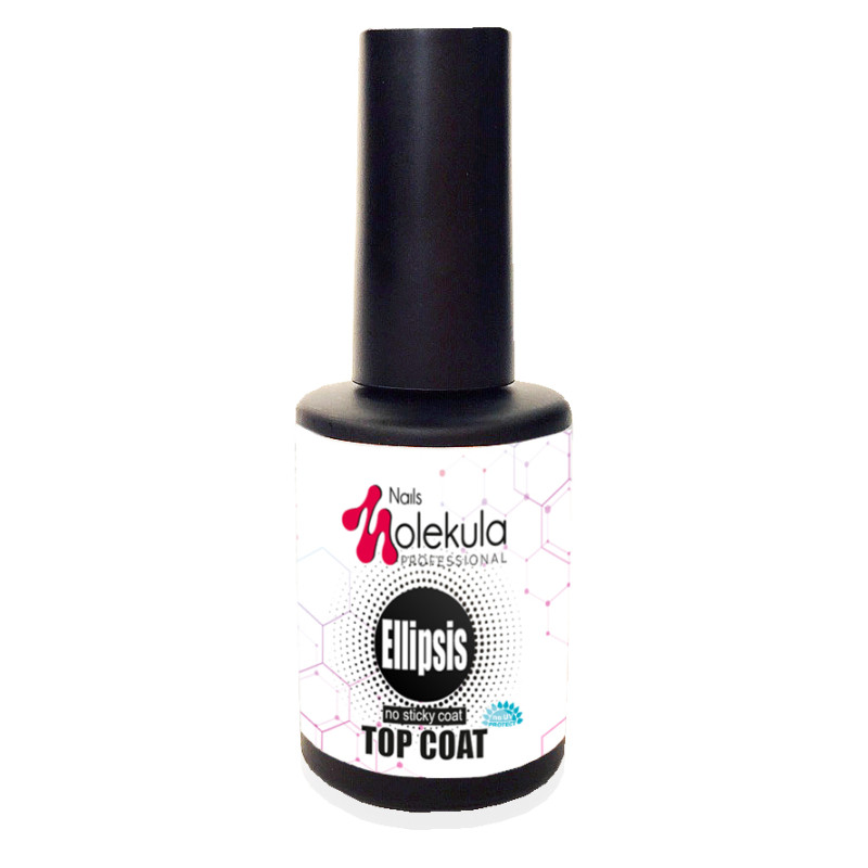 Топ з крихтами без липкого шару Nails Molekula TOP ELLIPSIS no sticky 12 мл Топ з крихтами без липкого шару Nails Molekula TOP ELLIPSIS no sticky 12 мл