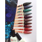 Гель-лак Gel Polish №005 Красное мерцание Nails Molekula 6 мл
