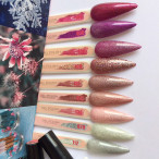 Гель-лак Gel Polish №020 Голографік срібло Nails Molekula 6 мл
