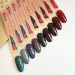Гель-лак Gel Polish №109 Іскристий бордовий Nails Molekula 6 мл Гель-лак Gel Polish №109 Іскристий бордовий Nails Molekula 6 мл