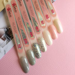 Гель-лак Gel Polish №112 Перламутр серебро Nails Molekula 6 мл