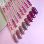 Гель-лак Gel Polish №135 Красный с голографическими блестками Nails Molekula 6 мл Гель-лак Gel Polish №135 Красный с голографическими блестками Nails Molekula 6 мл