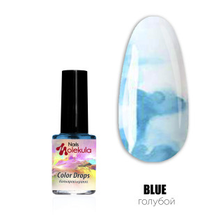 Акварель Nails Molekula Color Drops BLUE 6 мл