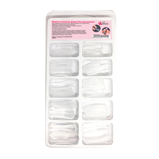Верхня силіконова форма для нарощування Nails Molekula 