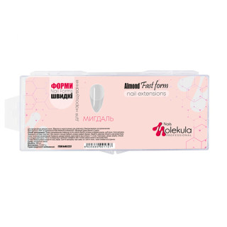 Форми-тіпси Мигдаль Nails Molekula 240 шт
