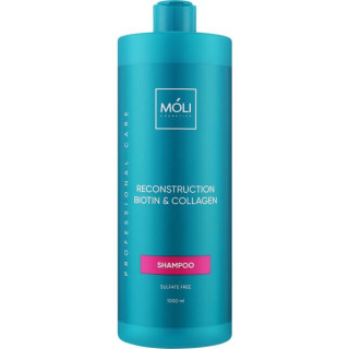 Шампунь безсульфатный с биотином и коллагеном Moli Cosmetics 1000 мл