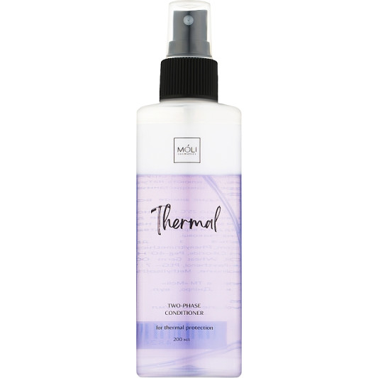 Двофазний кондиціонер-спрей з термозахистом Moli Cosmetics Thermal Spray 200 мл