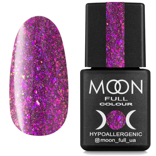 Гель-лак світловідбиваючий Moon Full Chrome Flake Disko №02 8 мл