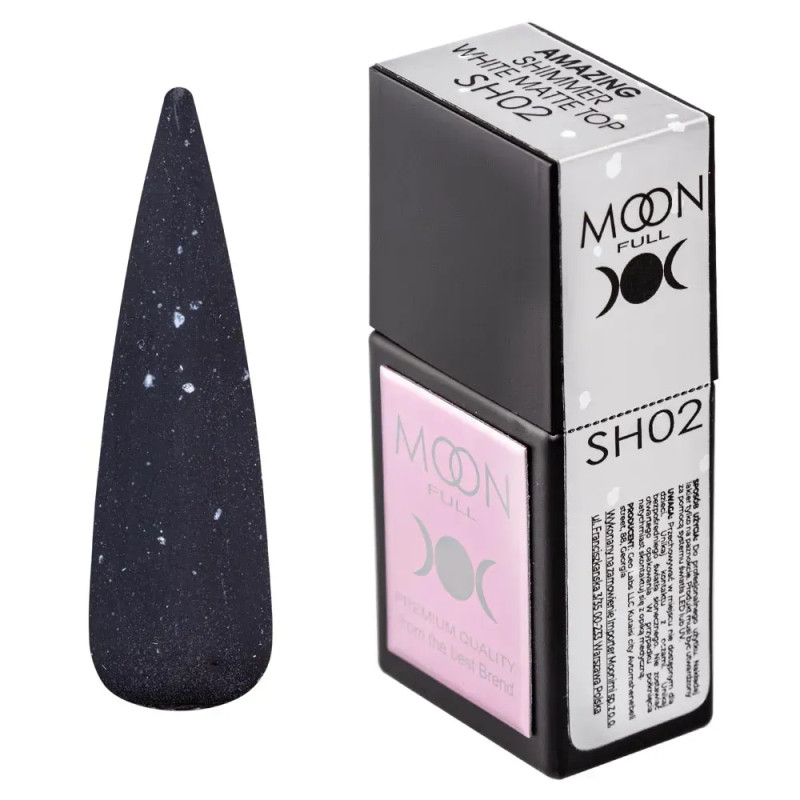 Топ з шимером для гель-лаку Moon Amazing Shimmer Top №SH02, 12мл Топ з шимером для гель-лаку Moon Amazing Shimmer Top №SH02, 12мл