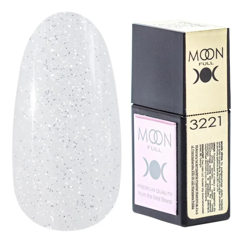 Кольорова база для нігтів Moon Amazing Color base №3221,12мл Кольорова база для нігтів Moon Amazing Color base №3221,12мл