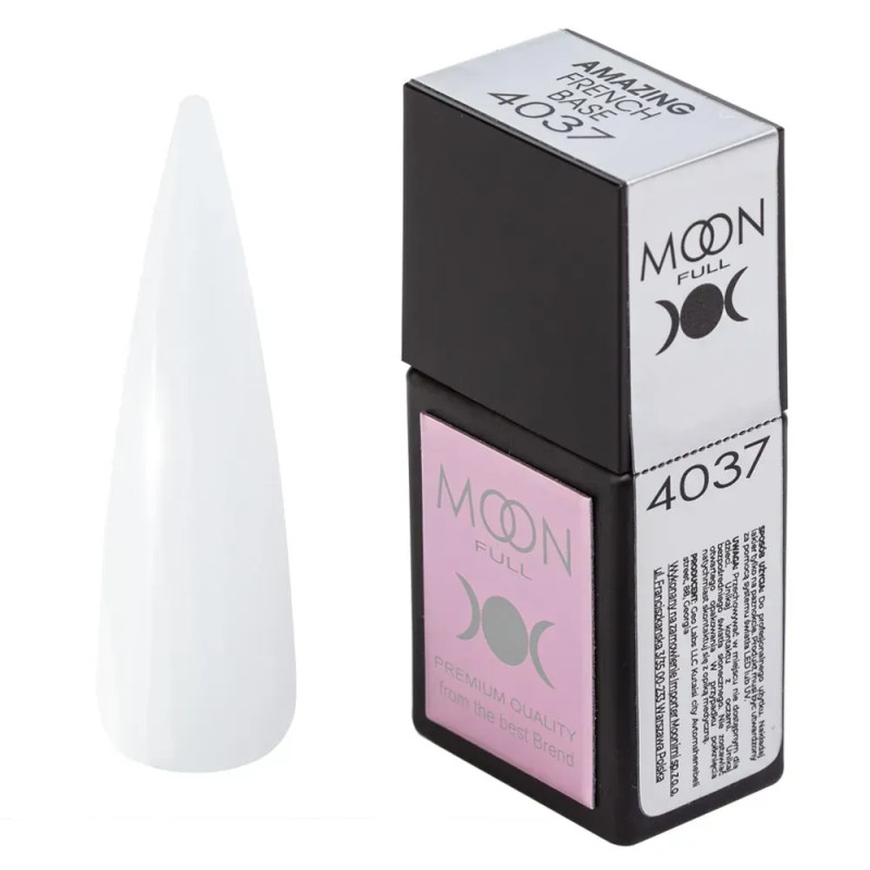 База Moon Full Amazing French Base №4037, 12 мл База Moon Full Amazing French Base №4037, 12 мл