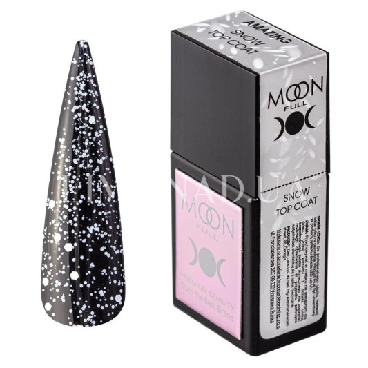 Топ для гель-лаку Moon Full Amazing Snow Top Coat 12 мл