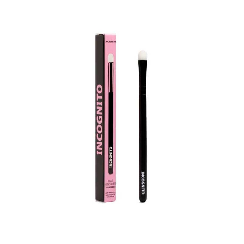 Пензель для макіяжу для коректора та консилера Jerden Proff Flat Concealer Incognito Пензель для макіяжу для коректора та консилера Jerden Proff Flat Concealer Incognito