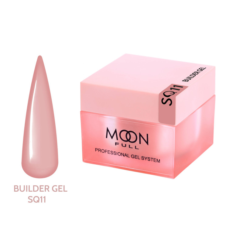 Гель для нарощування нігтів Moon Full Builder Gel №SQ11 30 мл Гель для нарощування нігтів Moon Full Builder Gel №SQ11 30 мл