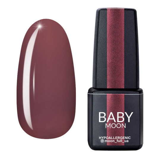 Гель-лак Baby Moon Burgundy Gel polish 6 мл №02