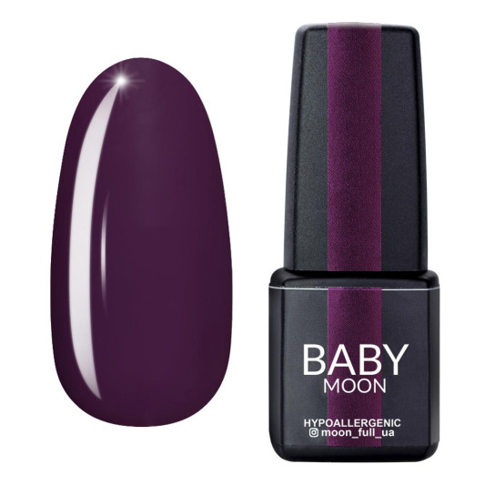 Гель-лак Baby Moon Burgundy Gel polish 6 мл №06