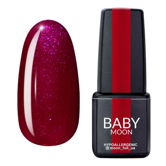 Гель-лак Baby Moon Burgundy Gel polish 6 мл №07