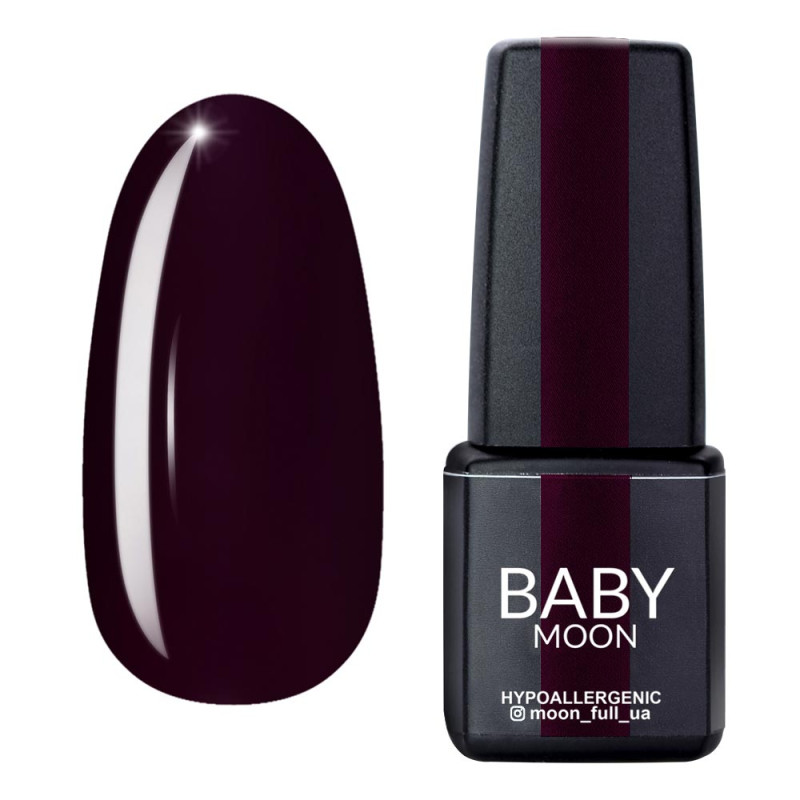 Гель-лак Baby Moon Burgundy Gel polish 6 мл №10 Гель-лак Baby Moon Burgundy Gel polish 6 мл №10