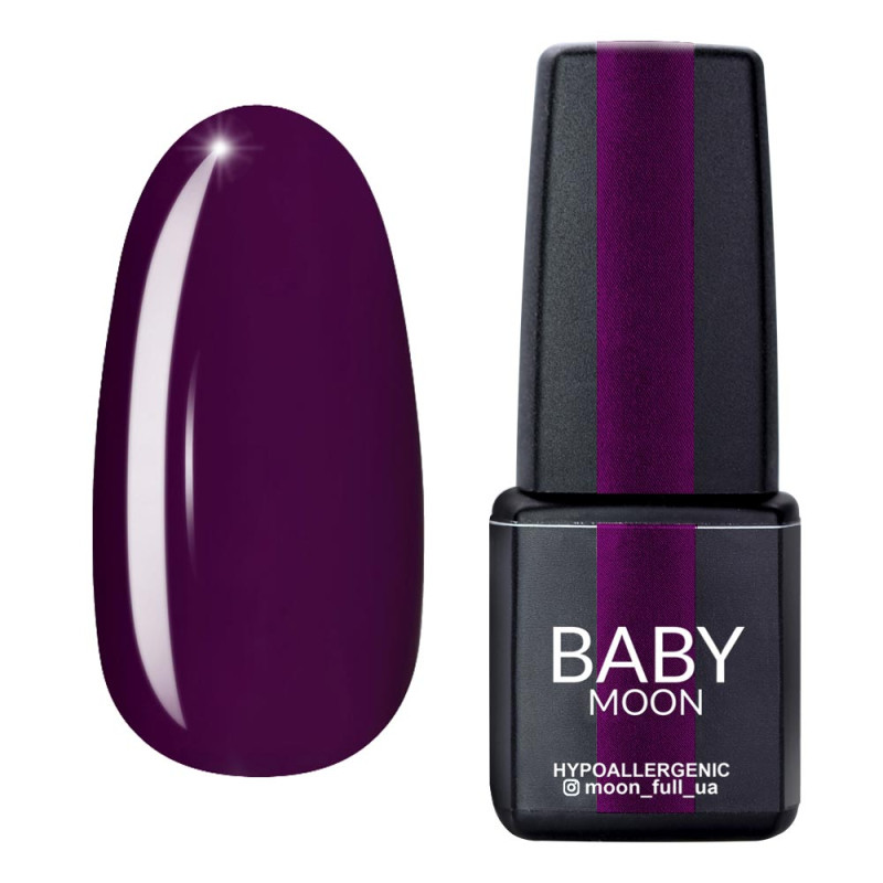 Гель-лак Baby Moon Burgundy Gel polish 6 мл №12 Гель-лак Baby Moon Burgundy Gel polish 6 мл №12